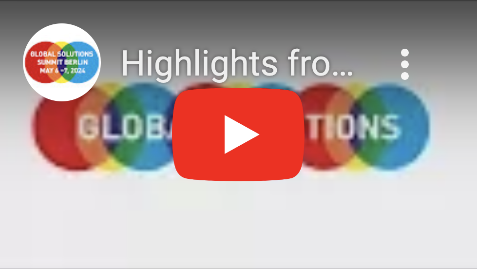 Highlights from the G20 Think Tank Summit GLOBAL SOLUTIONS in Berlin
